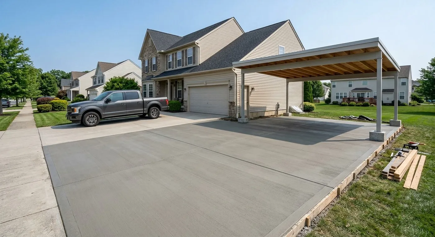 House and Carport Slabs in Newark, NJ